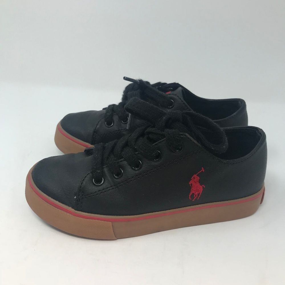 Polo Ralph Lauren Kids' Faux Leather Sneakers‎